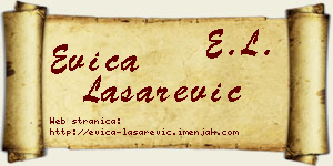 Evica Lašarević vizit kartica